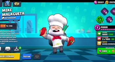 Conta Brawl Stars Com Muitas Skins, 5 Personagens Lendarios
