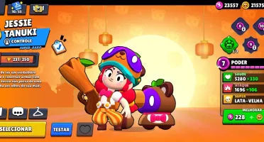 Conta Brawl Stars Com Muitas Skins, 5 Personagens Lendarios