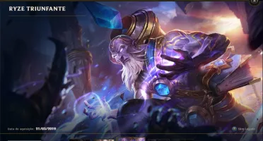 Conta com Ryze Triunfante, Twitch Medieval e WW Selvagem
