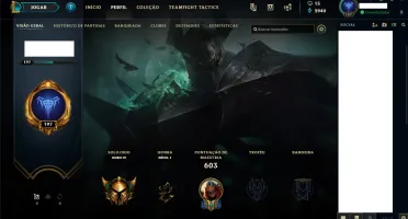 Conta lol ouro 4 272 skins e all champs RARA
