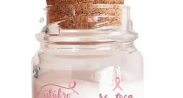 Mini Vela Aromática Outubro Rosa Brinde Corporativo 40 Gr