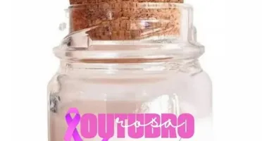 Mini Vela Aromática Outubro Rosa Brinde Corporativo 40 Gr