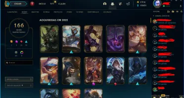 Conta de lol e valorant