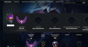 Conta Mestre com 22 Champs e 1 Skin + 13 Fragmentos