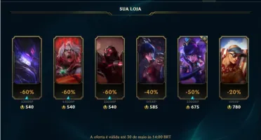 Conta prata 2 com 62 Champs e 38 Skins + 3 Vitoriosas