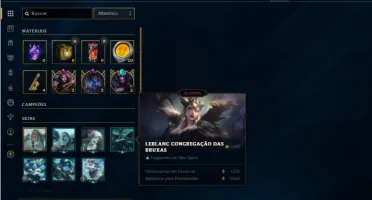 Conta prata 2 com 62 Champs e 38 Skins + 3 Vitoriosas