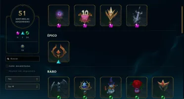 Conta de league of legends mestre