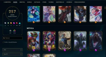 Conta de league of legends mestre