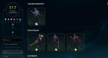 Conta de league of legends mestre