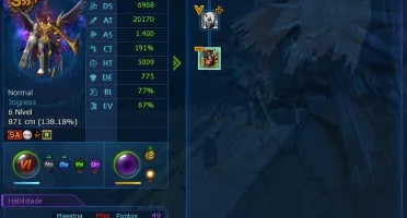 Conta LADMO servidor Omegamon com DB e item AOA