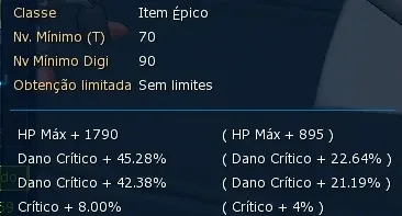 Conta LADMO servidor Omegamon com DB e item AOA