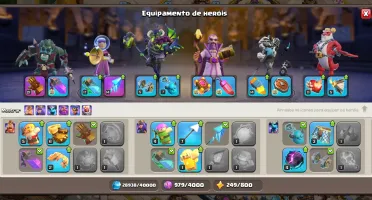 Combo duas contas da Supercell Clash Royale e Clash of clans