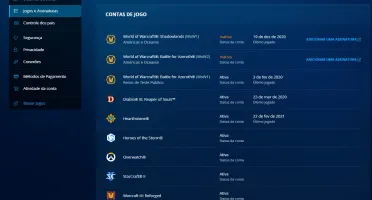 Conta Battle.net Blizzard com Shadowlands Hc