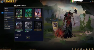 Conta smite lvl 159, todas t5 limitadas, 777 skins