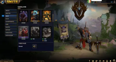 Conta smite lvl 159, todas t5 limitadas, 777 skins
