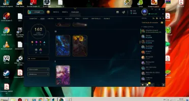 Conta platina V (162 SKINS)