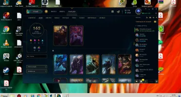 Conta platina V (162 SKINS)