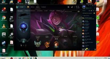 Conta platina V (162 SKINS)