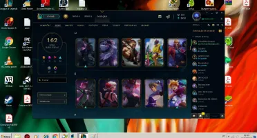 Conta platina V (162 SKINS)