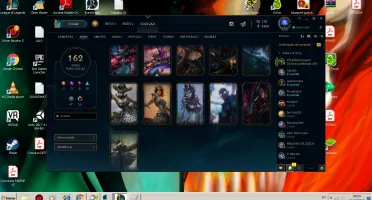 Conta platina V (162 SKINS)