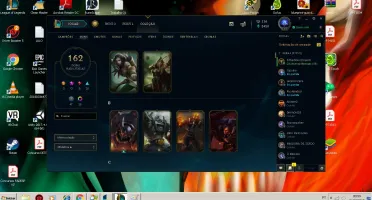Conta platina V (162 SKINS)