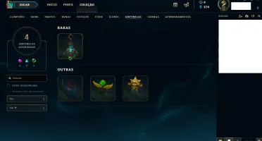 Conta league of legend - platina 2