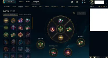 Conta league of legend - platina 2