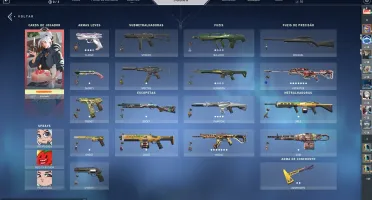 Conta de valorant + Skins, Ouro 3