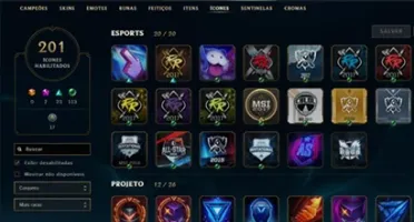 conta league of legends diamante 4, 184 skins