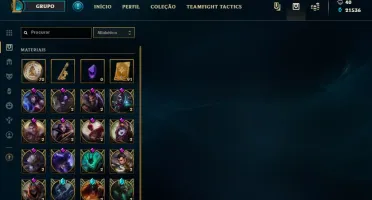 conta league of legends diamante 4, 184 skins