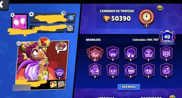 🔥 Conta Boa De Brawl, 50k