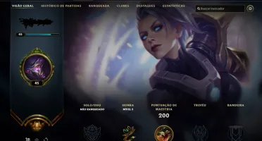 Vendo conta lol Ouro IV Season 8 48 campeões e 34 skins