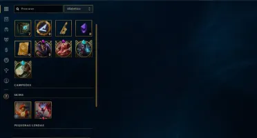 Vendo conta lol Ouro IV Season 8 48 campeões e 34 skins