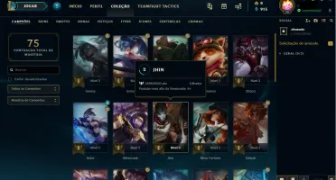 CONTA LOL LV 30 UNRANKED COM SKINS