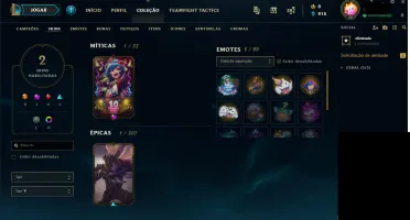 CONTA LOL LV 30 UNRANKED COM SKINS