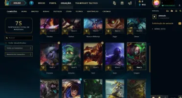 CONTA LOL LV 30 UNRANKED COM SKINS