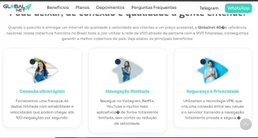 Site Estatico De Provedor De Internet Editavel