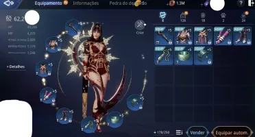 CONTA MIR4 - LVL 58 - 64K POWER - SA34 - PET ÉPICO