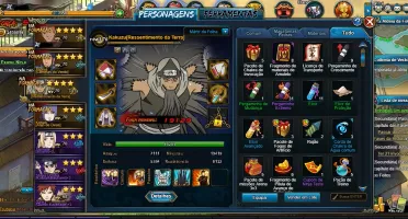 Conta Tranca Lvl Naruto Online