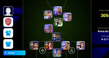 Conta Efootball mobile