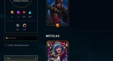 Conta Lol todos os campeões 130 skins