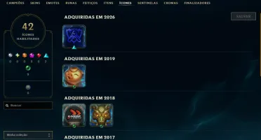 [Entrega Automática] Lol Ferro, 48 Skins, 7K Ea, Upada à Mão