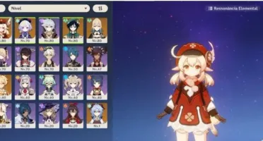 5 ESTRELAS= QIQI, VENTI, KLEE, GANYU E JEAN
