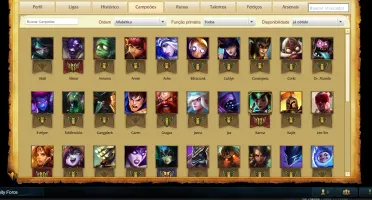 CONTA LOL 49HEROES/7SKINS/3PAG RUNA/34ICONES/BRONZE V