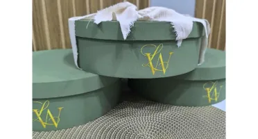 Caixa Redonda MDF Personalizada