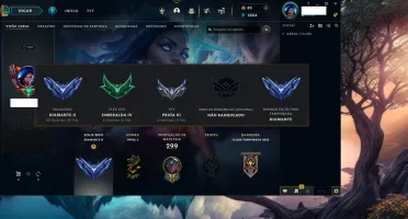 Conta lol Diamante 2 114 skins