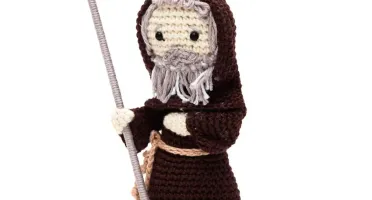 São Francisco de Paula em amigurumi