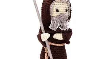 São Francisco de Paula em amigurumi