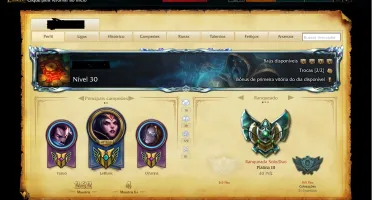 CONTA LOL <> BORDA DIAMANTE <> PLATINA 3