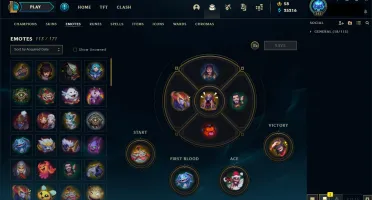 CONTA DIAMANTE LOL quase todos campeões 96 skins